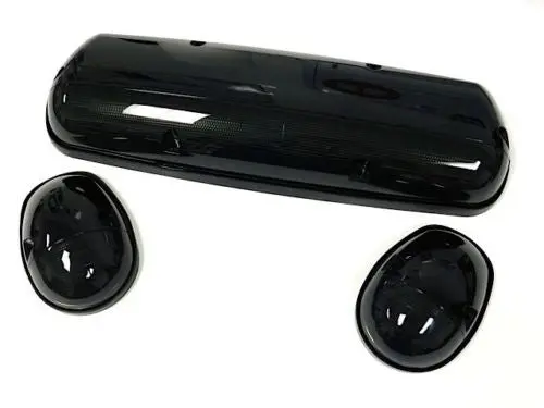 2002-2006 Chevy Silverado Gmc Sierra Led Smoke Cab Roof Lights 3 Piece Set 1