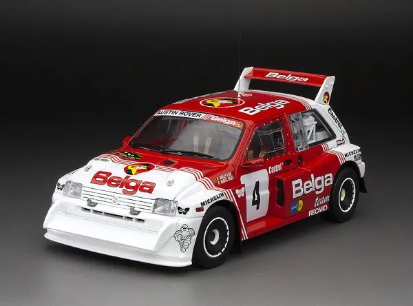 Sunstar 1:18 5543 Mg Metro 6R4-#4 M.Duez / W.Lux – 2Nd Lotto Bianchi Rally 1986 1