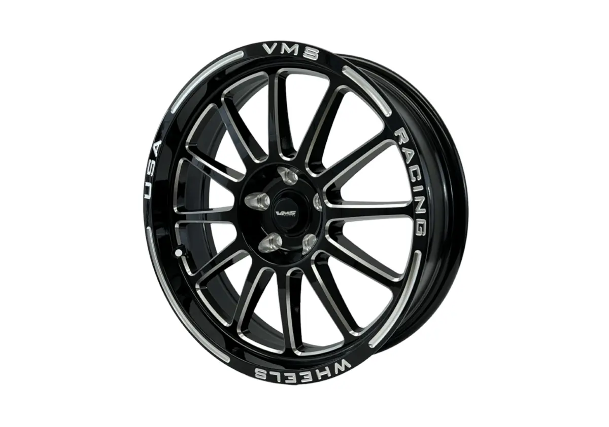 Street Drag Race Front Blackhawk Wheel 18X5 5X114.3 -12 Offset (2.5" Backspacing) For 2005-2014 S197 (No Brembos) & S550 Ford Mustang Including The Gt With Pp Brembo Brakes 2024 S650 Non Pp & Darkhorse // Part # Vwbh014 1