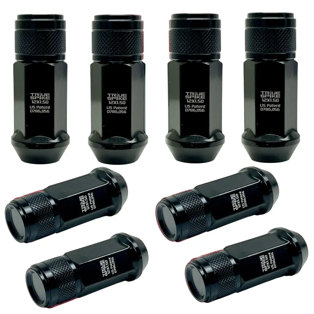 9/16-18 68Mm Long 20Mm Wide Gen 2 Tuner Style Steel Lug Nuts Anodized Aluminum Cap  65-87 Chevrolet (8 Lug) C20 C30 K20 K30 Gmc 02-11 Dodge Ram 80-98 Ford F250 F350 // 20Mm Cap Diameter 17Mm Cap Length Part # Lgc057 1