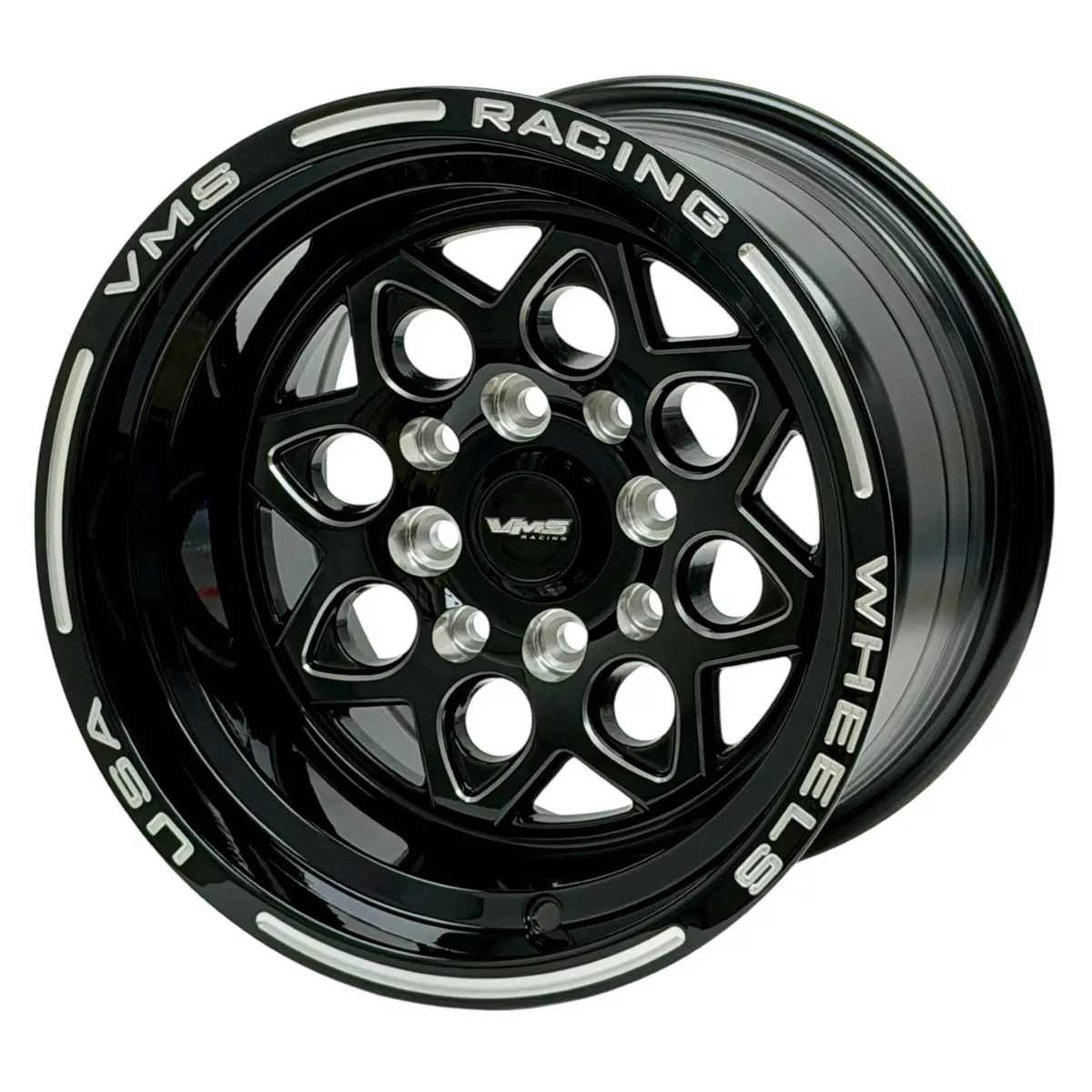 Front Or Rear Rocket Drag Race 4 Lug Wheel 13X9 4X100/114.3 0 Offset Great For Honda Civic Crx Acura Integra // Part # Vwrt001 1