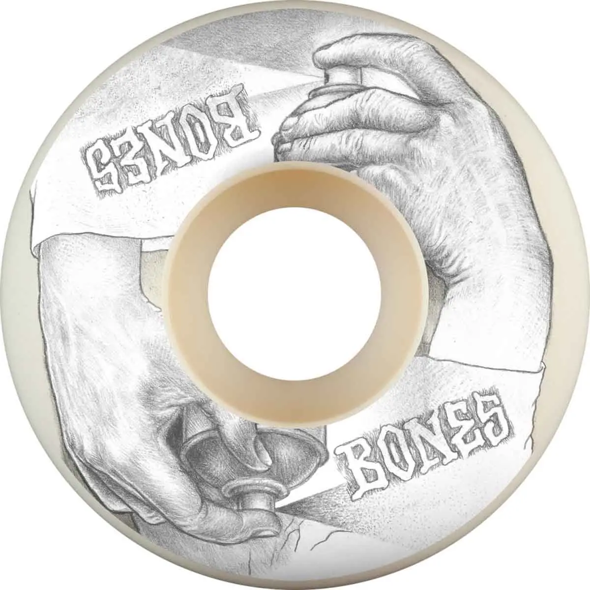 Bones - Xf Spraying Hands 52Mm 97A V1 Standard Skateboard Wheels 1
