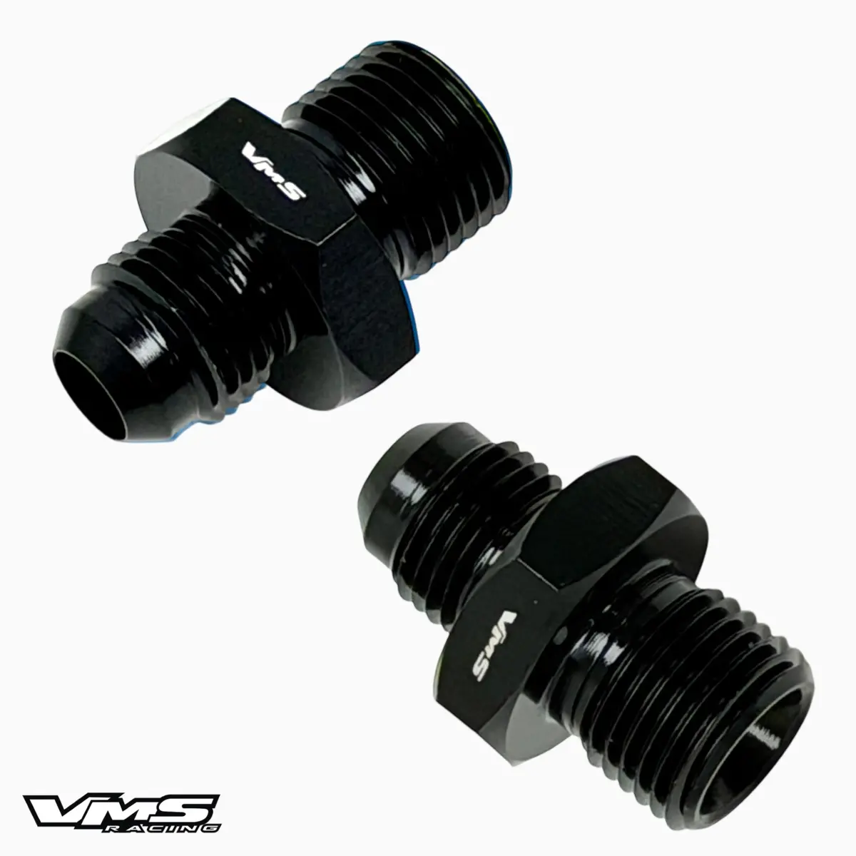 6An Male Flare To 16X1.5 Mm Metric Straight Fitting Aluminum Adapter For Honda D & B Series Fuel Rails Avilable In Blue Or Black // Part # Ft1615 2
