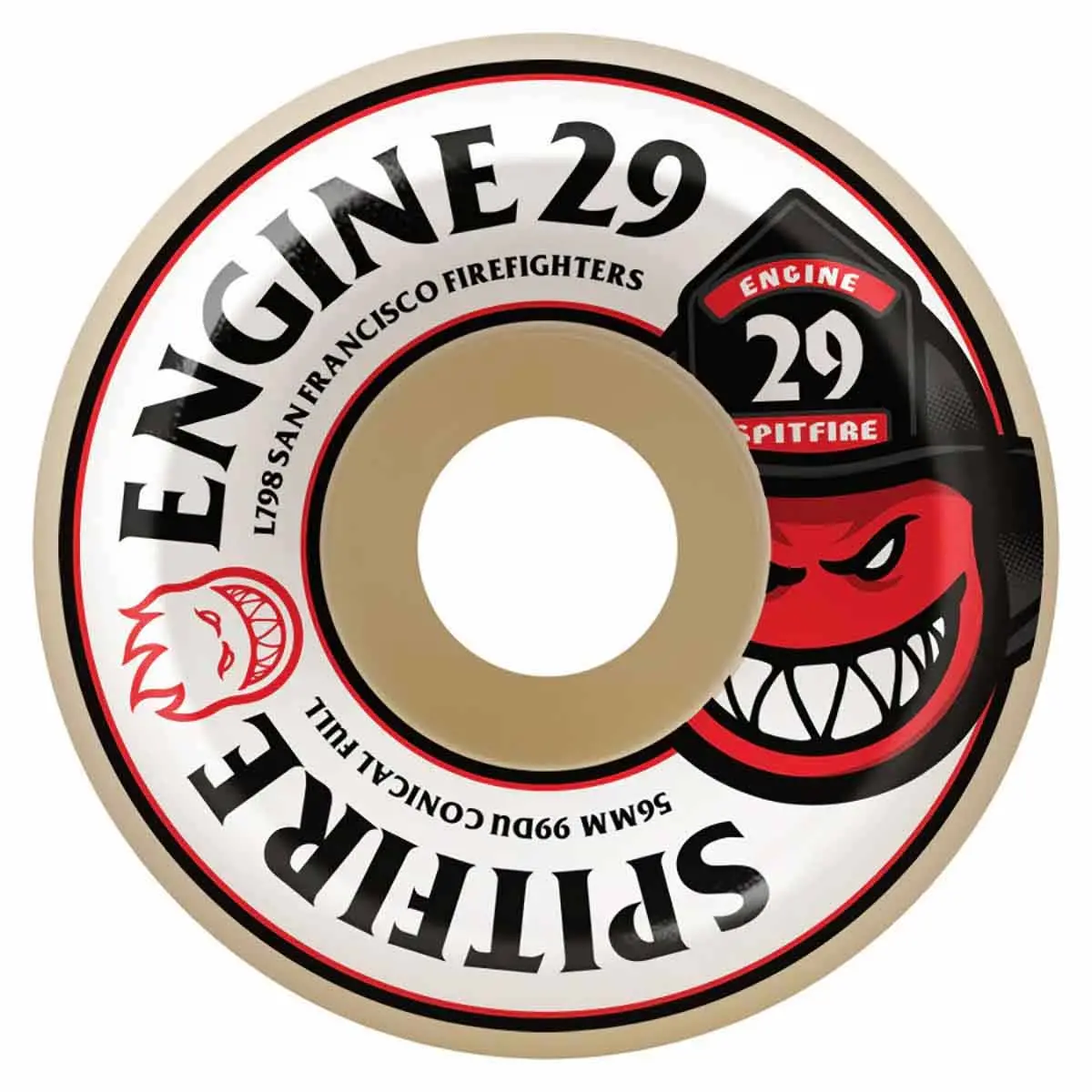 Spitfire - F4 Engine 29 Conical Full 54Mm 99A Skateboard Wheels 1