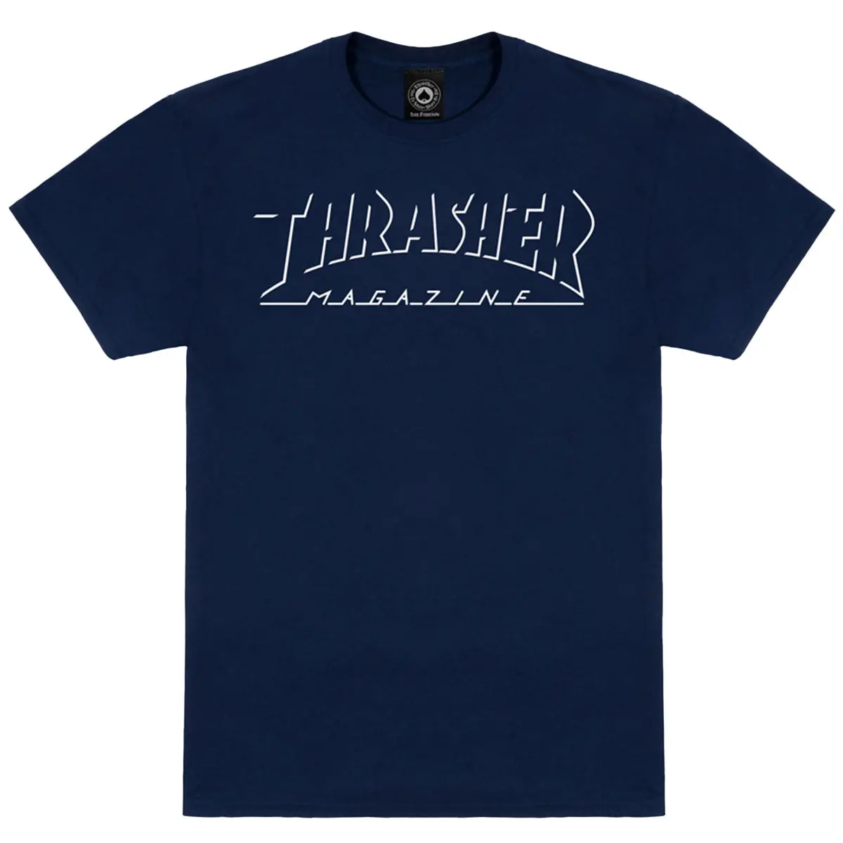 Thrasher - Shadow Mag Tee Navy 1
