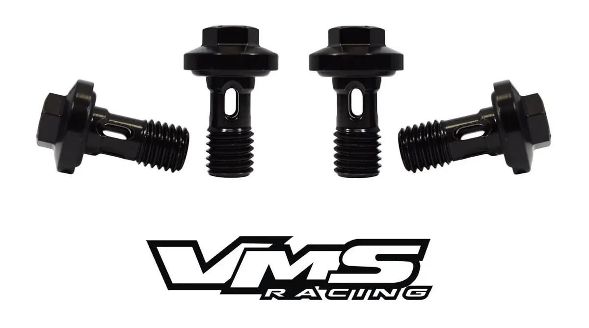 4140 Steel Upgrade High Flow Banjo Bolts & Washers For 1994-2003 Ford F250 F350 F450 F550 Superduty Excursion & E-Series 7.3L Powerstroke Diesel // Part # Bbu002 2