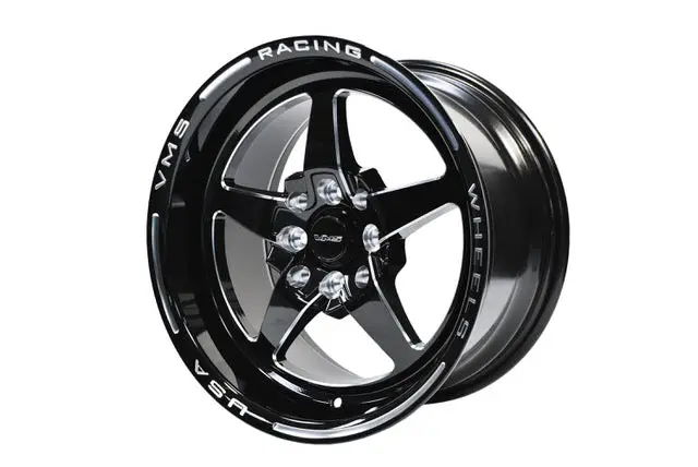 Front Or Rear Drag Race V-Star Wheel 15X8 4X100 / 4X108 20 Offset (5 1/4 " Backspacing) Great For Fox Body Mustang Ford Focus, Escort & Fiesta // Part # Vwst017 1