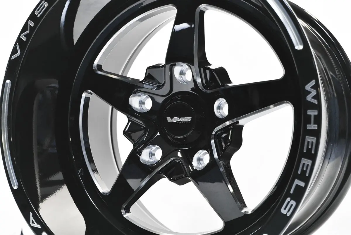 Street Or Drag Race 5 Lug V-Star Wheel 15X10 5X120.7 (5X4.75") -25 Offset (4.5" Backspacing) // Part # Vwst022 1